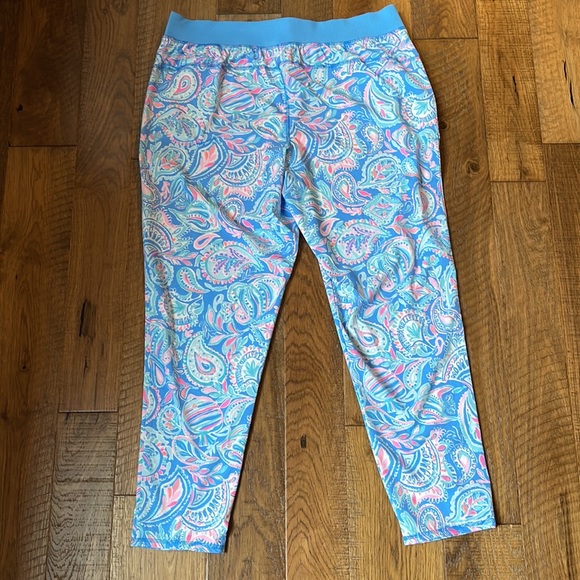 NWT Lilly Pulitzer UPF 50+ Luxletic 28" Run Around Pant - XL - Picture 2 of 7